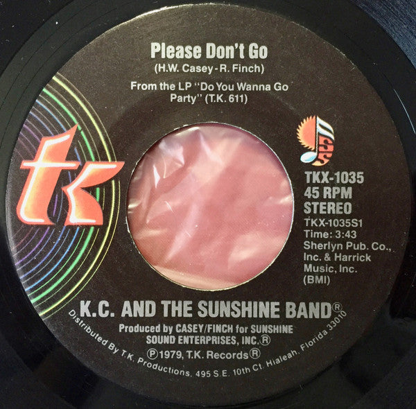 KC & The Sunshine Band - Please Don't Go 42121 Vinyl Singles Vinyl Goed / Hoes Generic