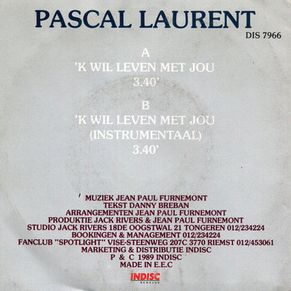 Pascal Laurent - K will mit dir leben 37124