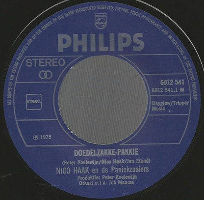 Nico Haak En De Paniekzaaiers - Doedelzakke-Pakkie 02989 Vinyl Singles Vinyl Goed / Hoes Generic