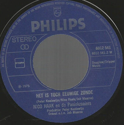 Nico Haak En De Paniekzaaiers - Doedelzakke-Pakkie 02989 Vinyl Singles Vinyl Goed / Hoes Generic