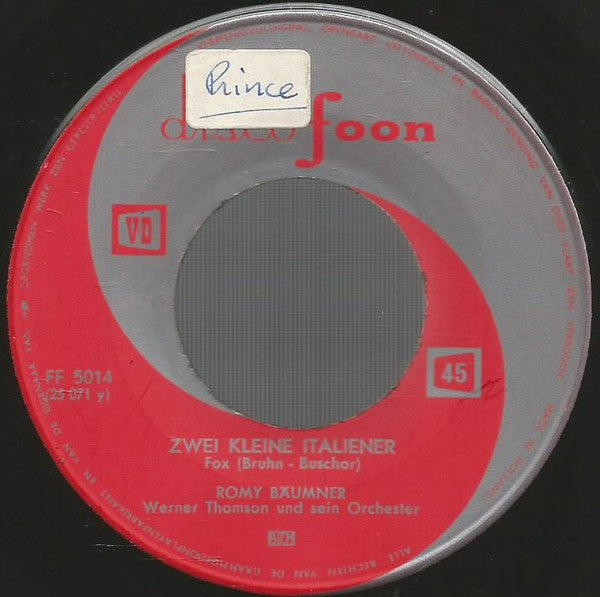 Bob Gerry / Romy Bäumner - Geld Wie Heu Vinyl Singles Vinyl Zeer Goed / Hoesje Goed "VINYLSINGLES.NL"