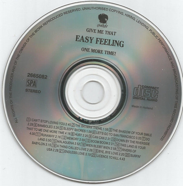 Various - Give Me That Easy Feeling One More Time (CD) 70462 Compact Disc Goede Staat