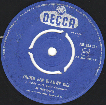 Trekvogels - Onder Een Blauwe Kiel 14597 Vinyl Singles Vinyl Goed / Hoes Generic