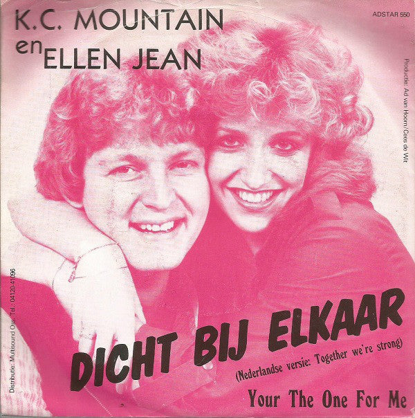 K.C. Mountain en Ellen Jean - Dicht Bij Elkaar 27632 Vinyl Singles Vinyl Goed / Hoes Goed