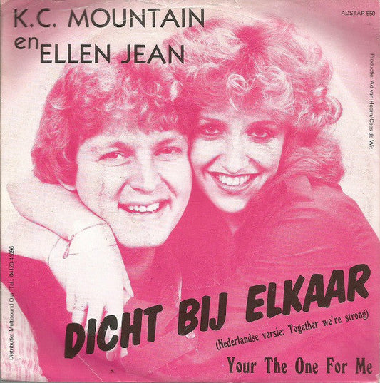 K.C. Mountain en Ellen Jean - Dicht Bij Elkaar 27632 Vinyl Singles Vinyl Goed / Hoes Goed
