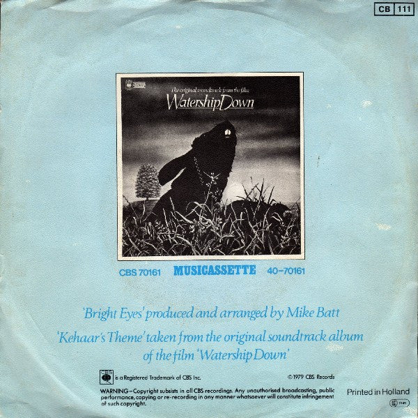 Art Garfunkel - Bright Eyes Vinyl Singles Vinyl Zeer Goed / Hoesje Goed "VINYLSINGLES.NL"