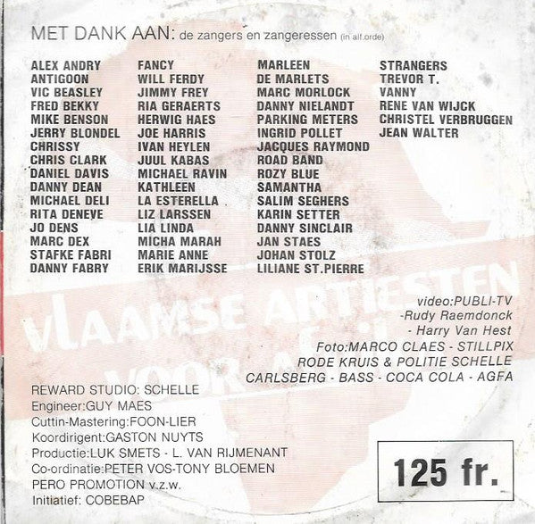 Vlaamse Artiesten Voor Afrika - Leven Zonder Honger 41477 Vinyl Singles Vinyl Goed / Hoes Goed