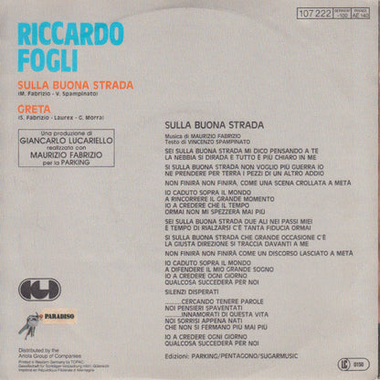 Riccardo Fogli – Sulla Buona Strada 18699