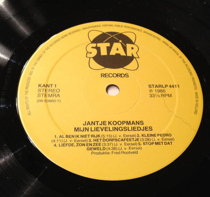 Jantje Koopmans – Meine Lieblingslieder (LP) 46000
