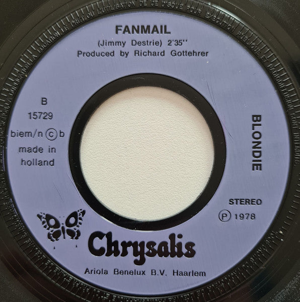 Blondie - I'm Gonna Love You Too 38789 Vinyl Singles Vinyl Goed / Hoes Goed