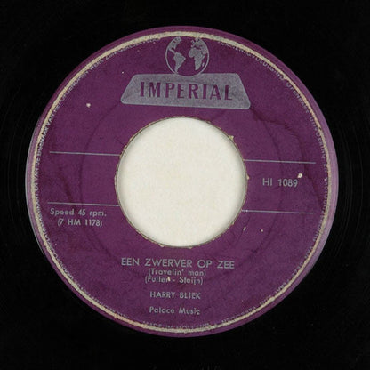 Harry Bliek - Hello Mary Lou Vinyl Singles Vinyl Zeer Goed / Hoesje Generic "VINYLSINGLES.NL"