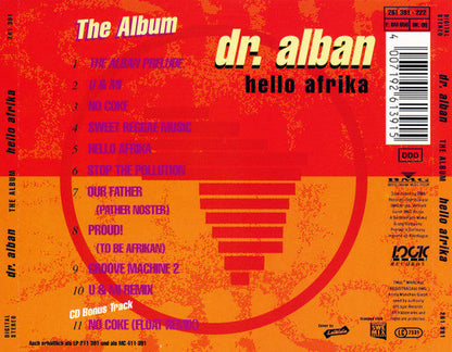 Dr. Alban - Hello Afrika (The Album) (CD) 70809 Compact Disc Goede Staat