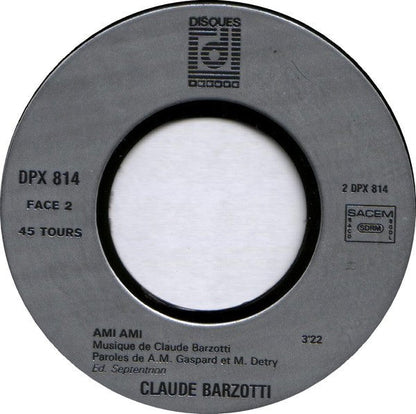 Claude Barzotti - Je Ne T'ecrirai Plus 29873