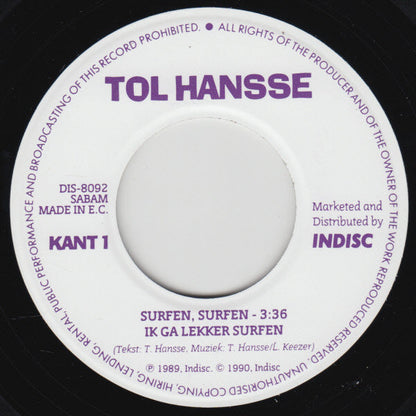Tol Hansse – Surfen, Surfen. Ich gehe surfen 33153