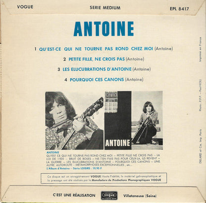 Antoine - Les Élucubrations D'Antoine 41948 Vinyl Singles EP Vinyl Goed / Hoes Goed