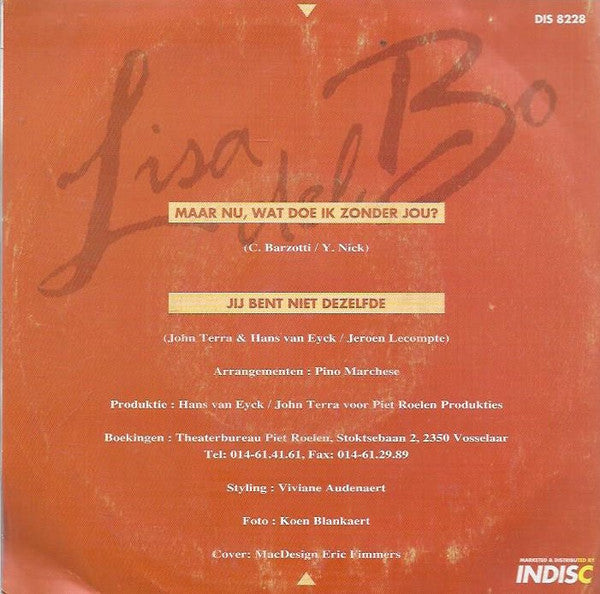 Lisa Del Bo - Maar Nu, Wat Doe Ik Zonder Jou