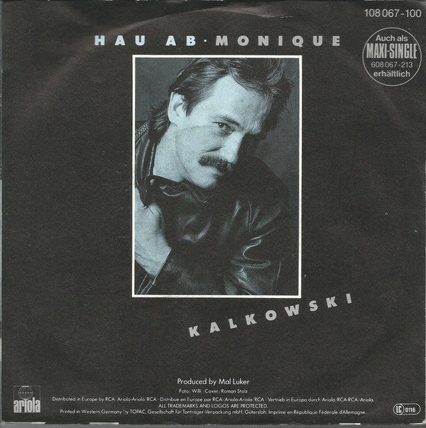 Kalkowski - Hau Ab 05365 Vinyl Singles Vinyl Goed / Hoes Sticker