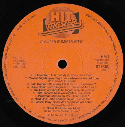 Various ‎- 20 Super Summer Hits (LP) 48355 Vinyl LP JUKEBOXSINGLES.NL   