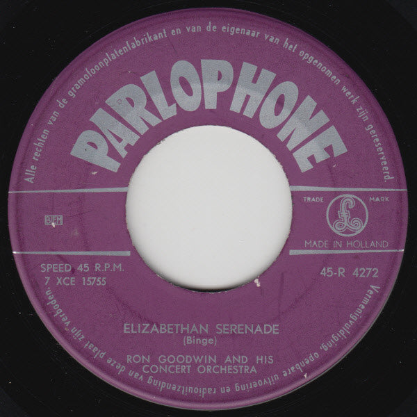 Ron Goodwin And His Concert Orchestra - Red Cloak 02806