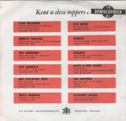 Imca Marina - Heel De Wereld Kun Je Kopen 41356 Vinyl Singles Vinyl Goed / Hoes Goed