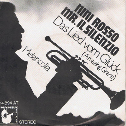 Nino Rosso - Mr. IL Silenzio - Das Lied Vom Glück 30687 Vinyl Singles Vinyl Goed / Hoes Sticker