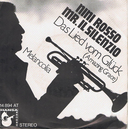 Nino Rosso - Mr. IL Silenzio - Das Lied Vom Glück 30687 Vinyl Singles Vinyl Goed / Hoes Sticker