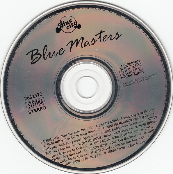 Various - Blue Masters (CD) 70548 Compact Disc Goede Staat
