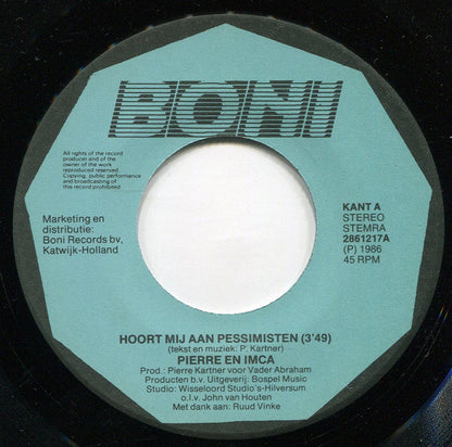 Pierre &amp; Imca - Hört mir zu, Pessimisten 15312 15370