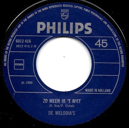 Luc Lutz Met Het Team Van Cursief / De Melodia's - Bij Iedere Temperatuur 28937