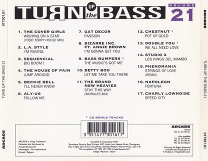 Various - Turn Up The Bass Volume 21 (CD) 70807 Compact Disc Goede Staat