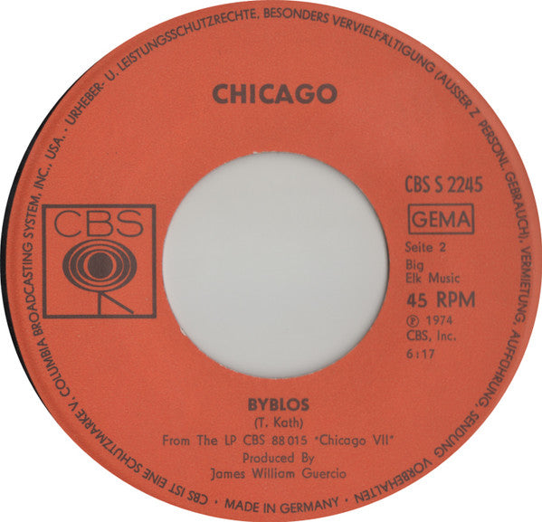 Chicago - (I've Been) Searchin' So Long Vinyl Singles Vinyl Zeer Goed / Hoesje Sticker "VINYLSINGLES.NL"