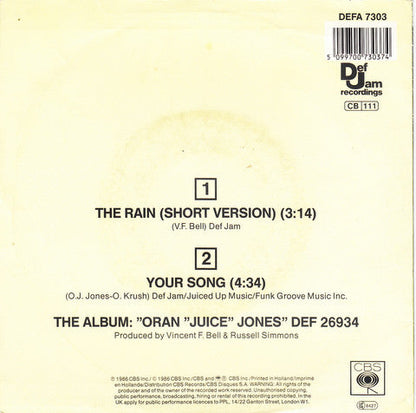 Oran 'Juice' Jones - The Rain 18163 Vinyl Singles Vinyl Goed / Hoes Goed