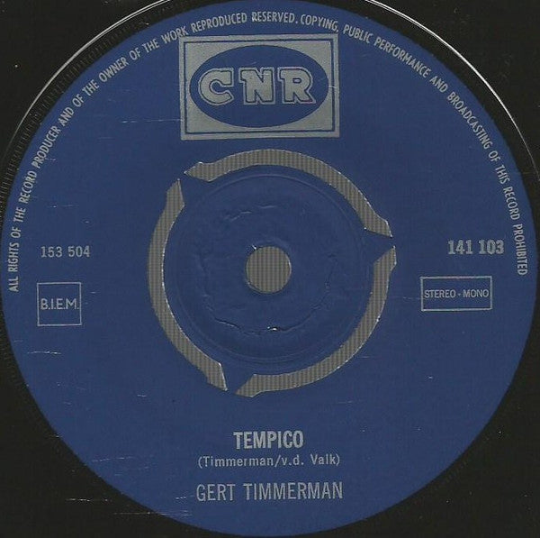 Gert Timmerman - Tamico Vinyl Singles Vinyl Zeer Goed / Hoesje Goed "VINYLSINGLES.NL"