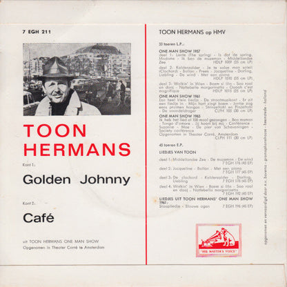 Toon Hermans - Golden Johnny 42510 Vinyl Singles Vinyl Goed / Hoes Goed