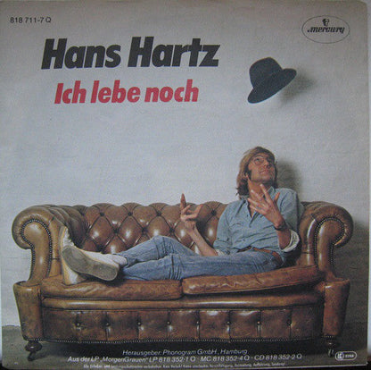 Hans Hartz - Ich Lebe Noch Vinyl Singles Vinyl Zeer Goed / Hoesje Goed "VINYLSINGLES.NL"