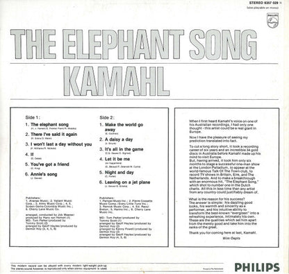 Kamahl – Das Elefantenlied (LP) 49583