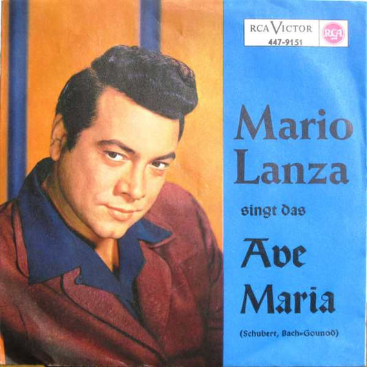 Mario Lanza - Mario Lanza Singt Das Ave Maria 41549 Vinyl Singles Vinyl Goed / Hoes Goed