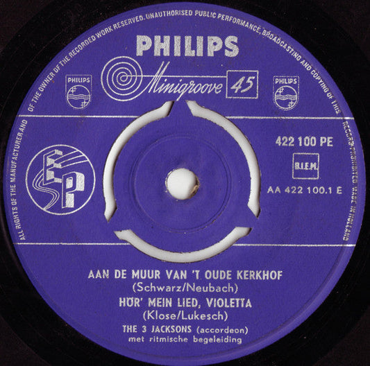 3 Jacksons - Aan Muur Van 'T OuKerkhof 42273 Vinyl Singles Vinyl Goed / Hoes Generic