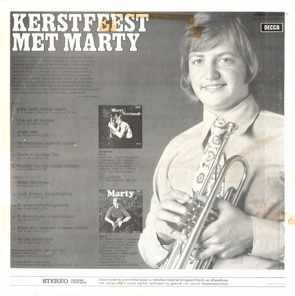 Marty - Kerstfeest met Marty (LP) 41547 Vinyl LP JUKEBOXSINGLES.NL   