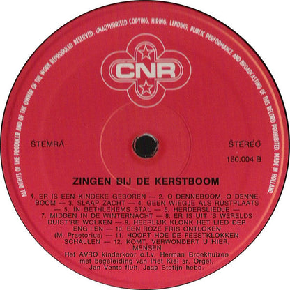 AVRO Kinderkoor - Zingen Bij De Kerstboom (LP) 50205 Vinyl LP Vinyl Zeer Goed / Hoesje Goed "VINYLSINGLES.NL"