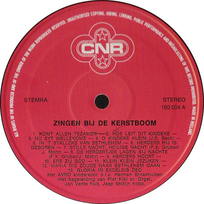 AVRO Kinderkoor - Zingen Bij De Kerstboom (LP) 50205 Vinyl LP Vinyl Zeer Goed / Hoesje Goed "VINYLSINGLES.NL"