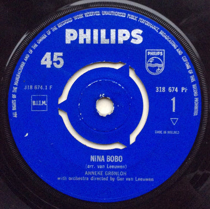 Anneke Grunloh - Nina Bobo 23973 Vinyl Singles Vinyl Goed / Hoes Goed