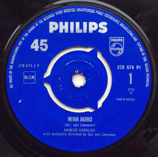 Anneke Grunloh - Nina Bobo 23973 Vinyl Singles Vinyl Goed / Hoes Goed