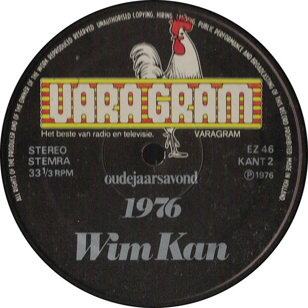 Wim Kan - Oudejaarsavond 1976 (LP) 46493 Vinyl LP Vinyl Goed / Hoes Goed