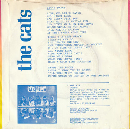 Cats - Let's Dance 41701 Vinyl Singles Vinyl Goed / Hoes Goed