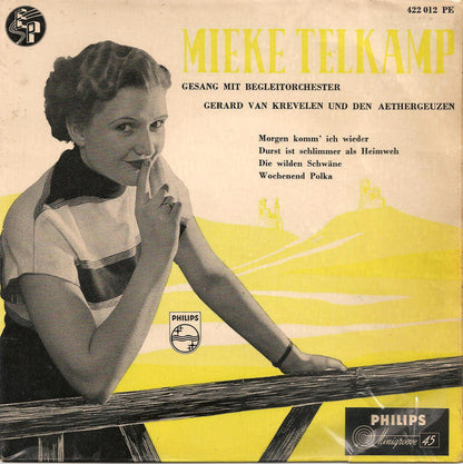 Mieke Telkamp - Morgen Komm' Ich Wieder 33810 Vinyl Singles EP Vinyl Goed / Hoes Goed