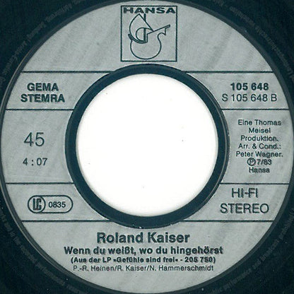 Roland Kaiser - Die Gefühle Sind Frei 30925