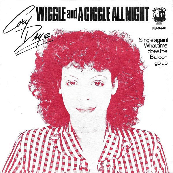 Cory Daye - Wiggle And A Giggle All Night 43440b Vinyl Singles Vinyl Goed / Hoesje Slecht "VINYLSINGLES.NL"