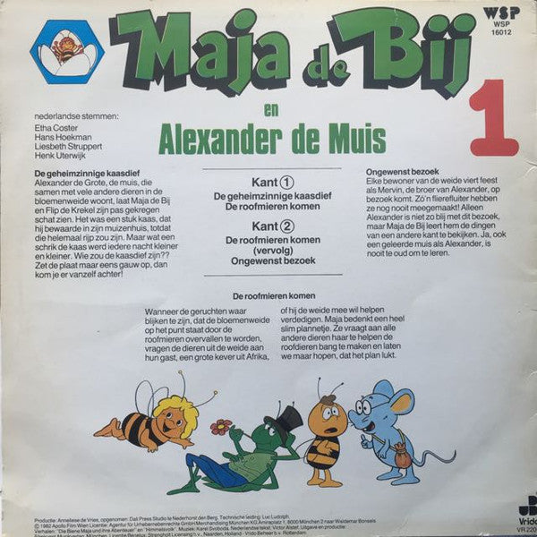 Maja De Bij - Maja De Bij En Alexander De Muis 1 (LP) 51838 Vinyl LP Vinyl Goed / Hoes Goed