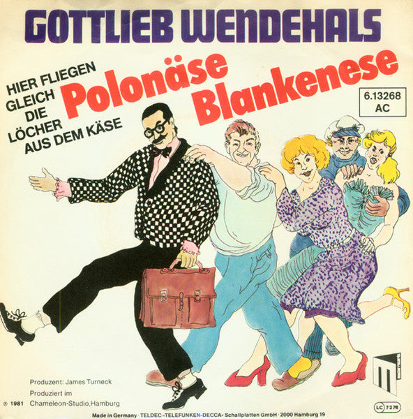 Gottlieb Wendehals - Polonäse Blankenese 40993 Vinyl Singles Vinyl Zeer Goed / Hoesje Goed "VINYLSINGLES.NL"